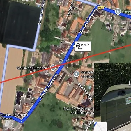 10 Min Strasbourg Prive, Climatisation 250m * Hurtigheim