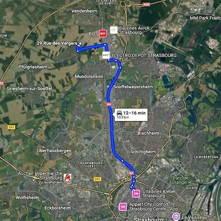 Dom wakacyjny 10 Min Strasbourg Prive, Climatisation 250m *